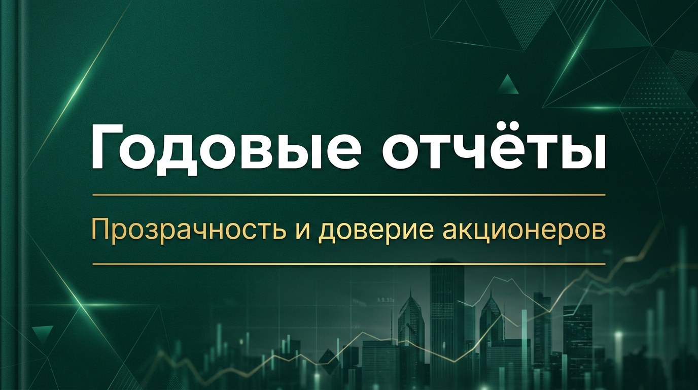 Годовые отчёты — пример работы