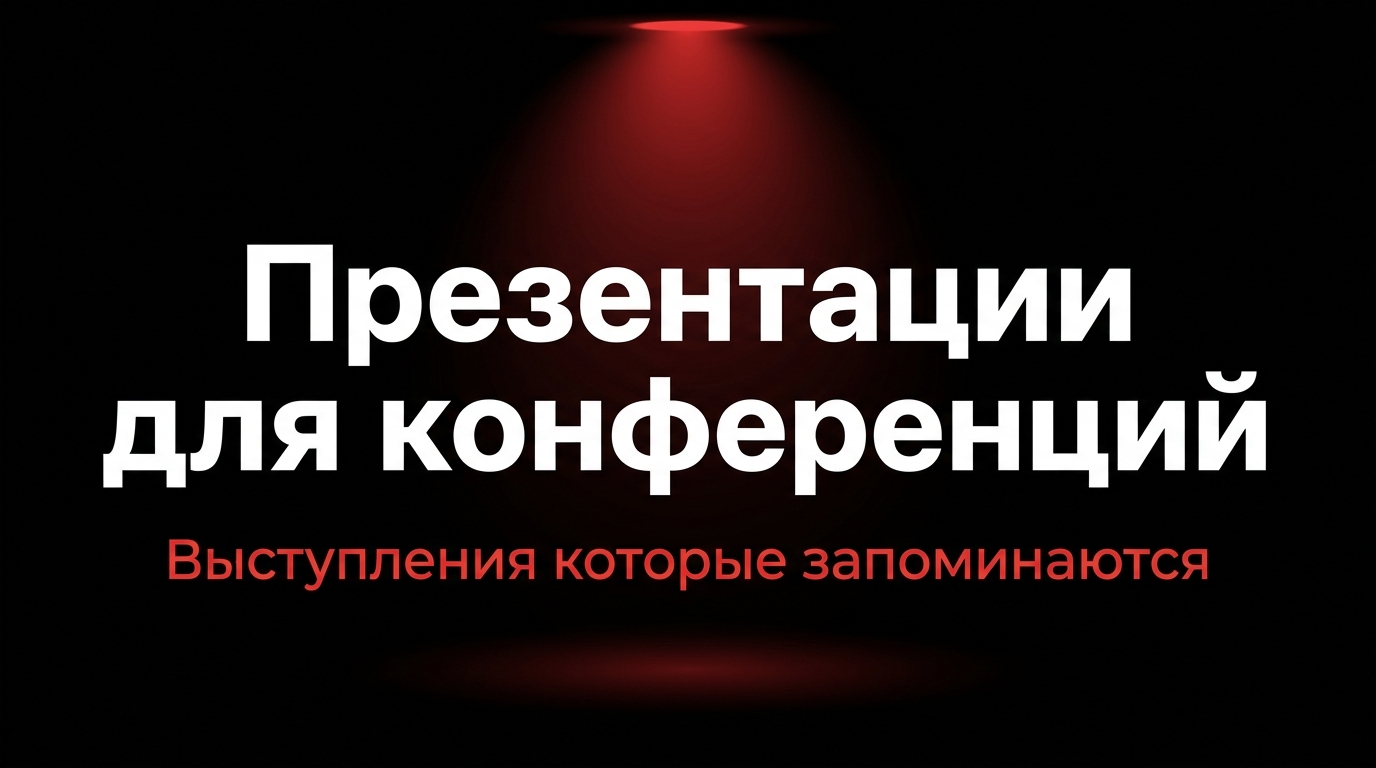 Презентации для конференций — пример работы